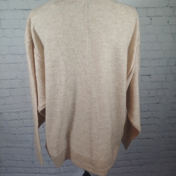 Zenana Melange Button Down Oversized Sweater - Picture 4 of 7